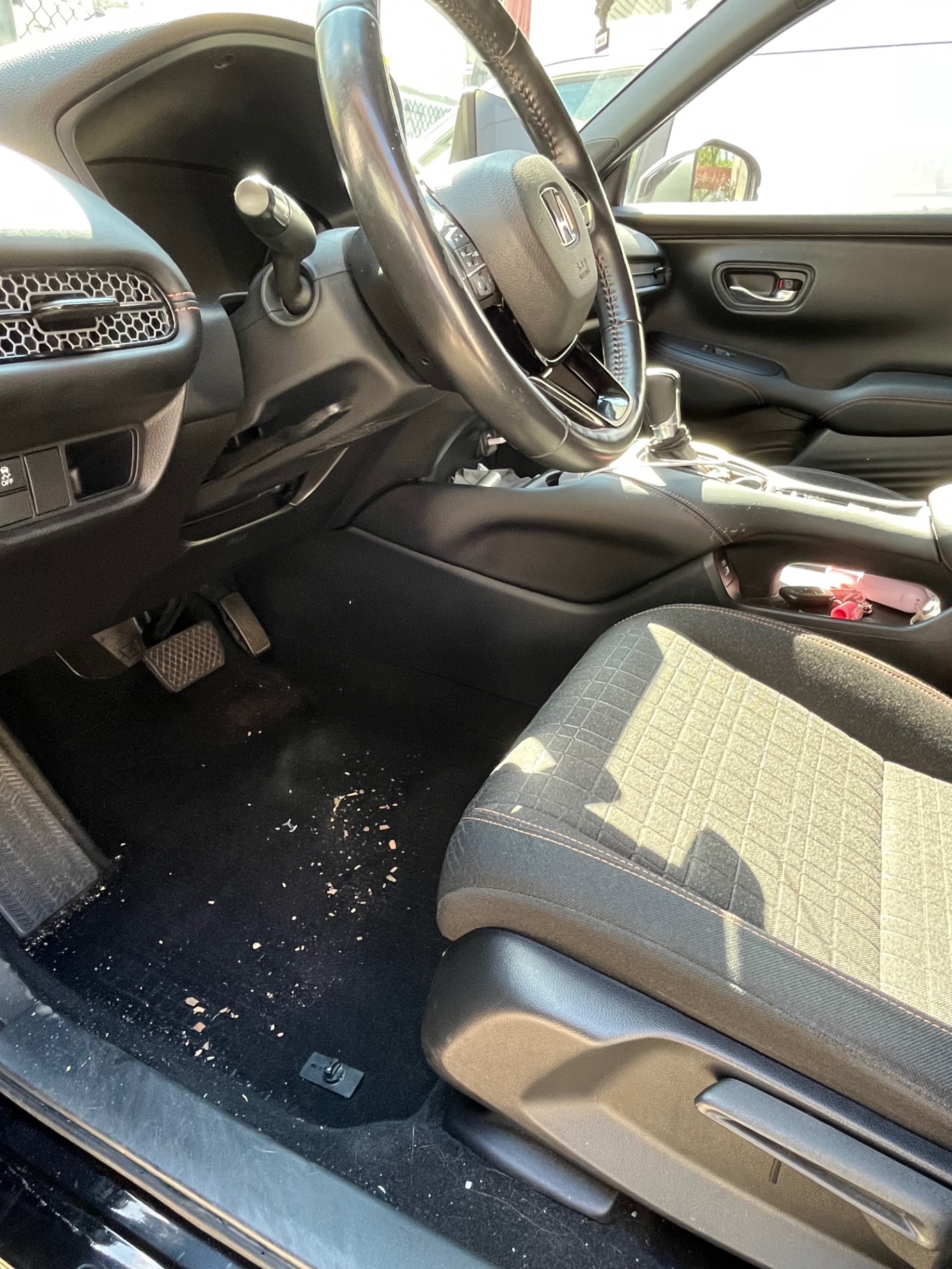 Front cabin reset — before